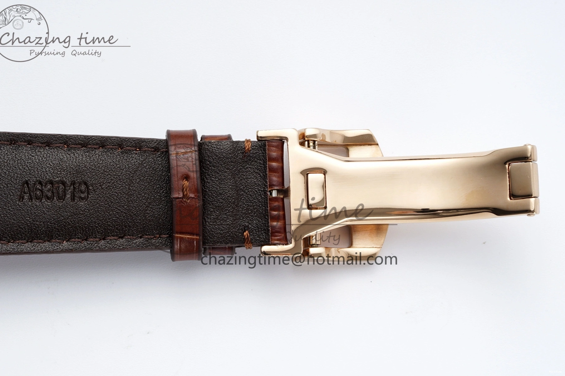 MIROTIME 0420 WellDesigned Portugieser Perpetual Calendar RG 5033 APSF 1:1 Best Edition White Dial on Brown Leather Strap A52610 Clone 7042